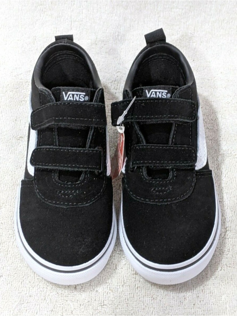 Vans Kids Black and White Ward V Sneakers